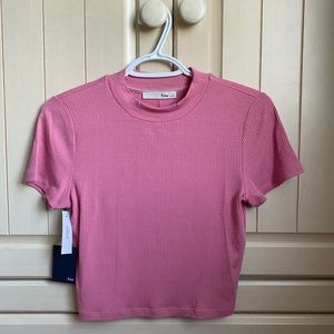 Aritzia Wilfred Free Nora tee, pastel rose, size medium